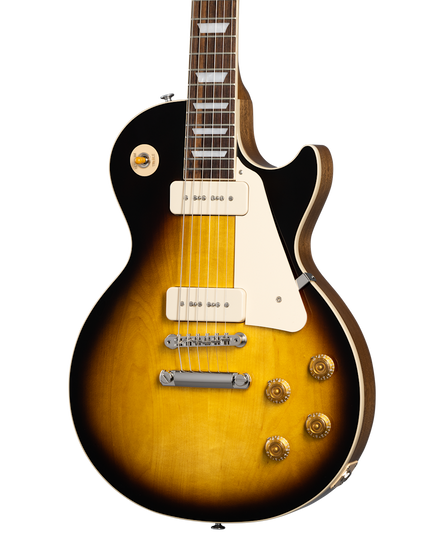 Gibson Les Paul Standard 50s P-90 Plain Top Electric Guitar Tobacco Burst