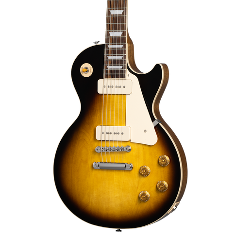 Gibson Les Paul Standard 50s P-90 Plain Top Electric Guitar Tobacco Burst