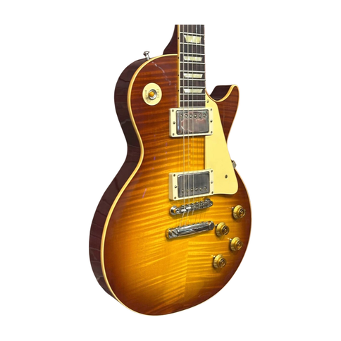 Gibson 1959 Les Paul Standard Reissue VOS Electric Guitar Iced Tea Burst