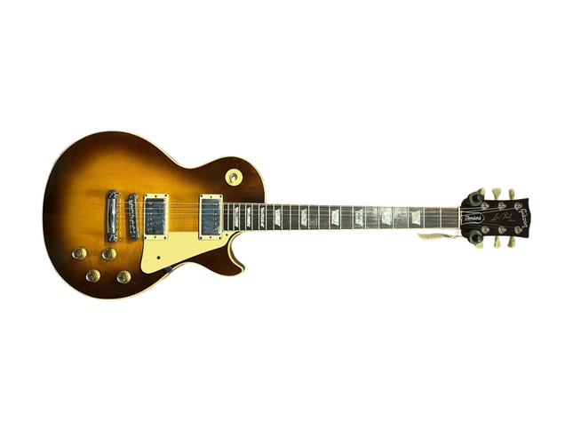 Gibson Les Paul Deluxe Electric Guitar Sunburst 1976