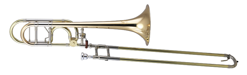 Greenhoe GB41G GB4-1G Tenor Trombone Gold Brass Bell w/Lightweight Handslide