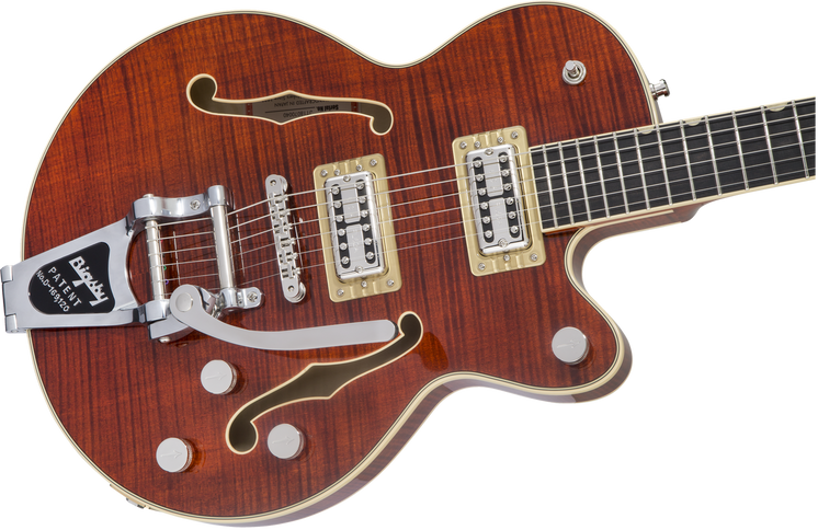 Gretsch G6659TFM Players Edition Broadkaster Jr. Center Block Bigsby Bourban Stain