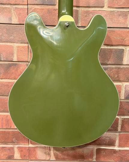 Eastman T64 TRUETONE VINTAGE OLIVE DRAB GREEN WITH BIGSBY