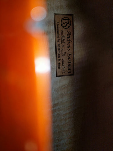 Eastman VC605STUSD Used Hand-Carved 4/4 Cello