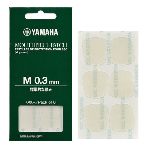 Yamaha YACMPPA3M3 Mouthpiece patch clear 0.3 mm pack/6 Yamaha