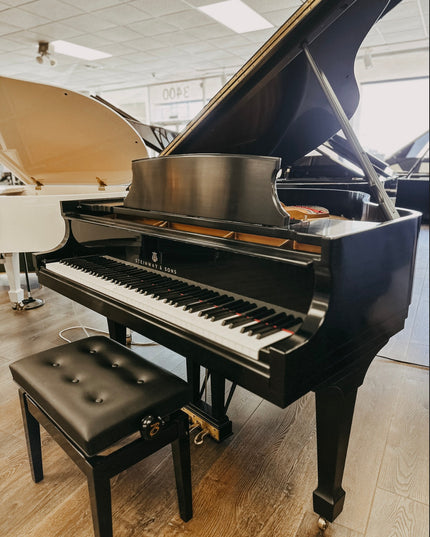 Pre-Owned Steinway Model S Baby Grand Piano | Ebony Satin
