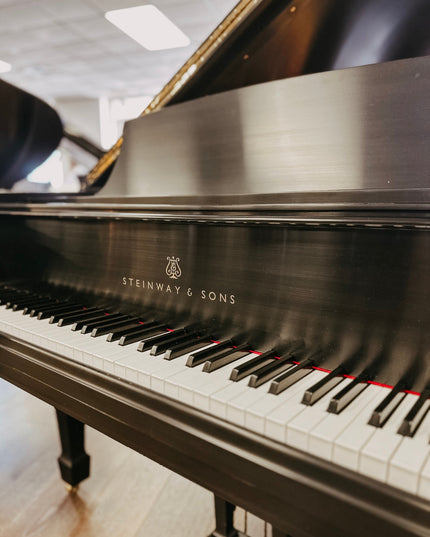 1963 Restored Steinway Model M Grand Piano | Ebony Satin