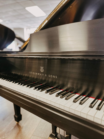 1963 Restored Steinway Model M Grand Piano | Ebony Satin