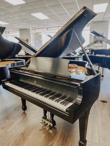 1963 Restored Steinway Model M Grand Piano | Ebony Satin
