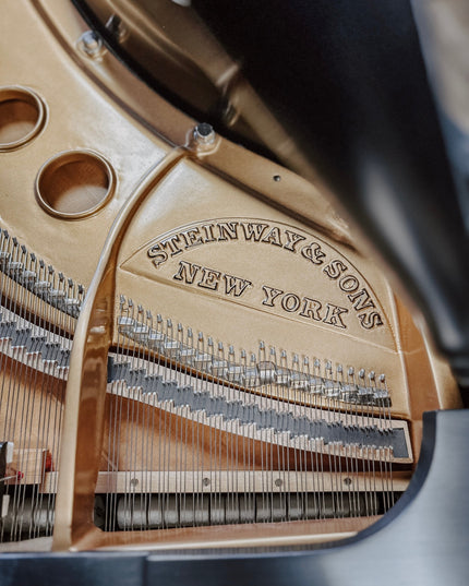 1963 Restored Steinway Model M Grand Piano | Ebony Satin
