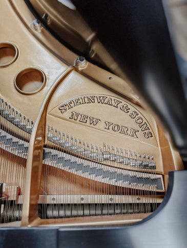 1963 Restored Steinway Model M Grand Piano | Ebony Satin