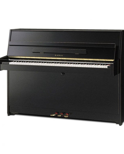 Kawai K-15 Continental Console Upright Piano Ebony Polish