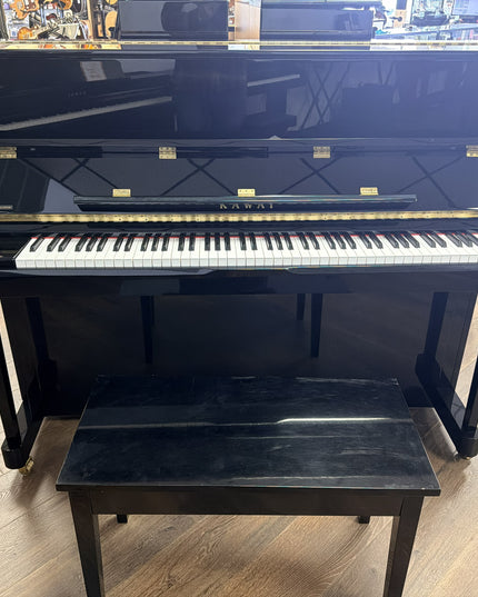 Kawai K3EPUSD Used 48" Upright Piano Ebony Polish