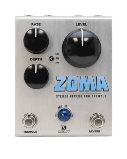 Keeley Zoma Stereo Reverb and Tremolo Pedal