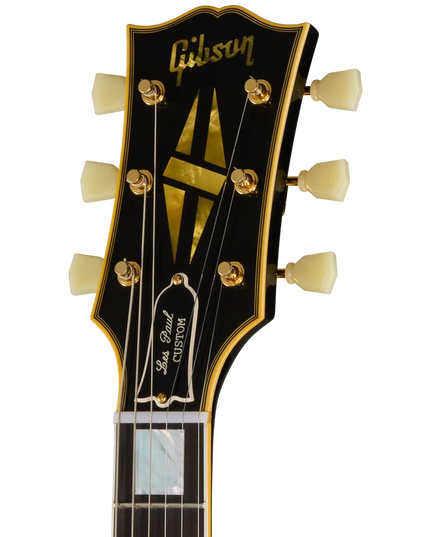 Gibson LPB54VOEBGH1 1954 Les Paul Custom Staple Pickup Reissue VOS, Ebony