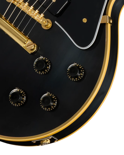 Gibson LPB54VOEBGH1 1954 Les Paul Custom Staple Pickup Reissue VOS, Ebony