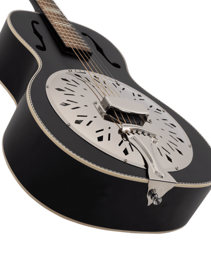 Recording King Size 0 A/E Resonator Guitar, Matte Blk