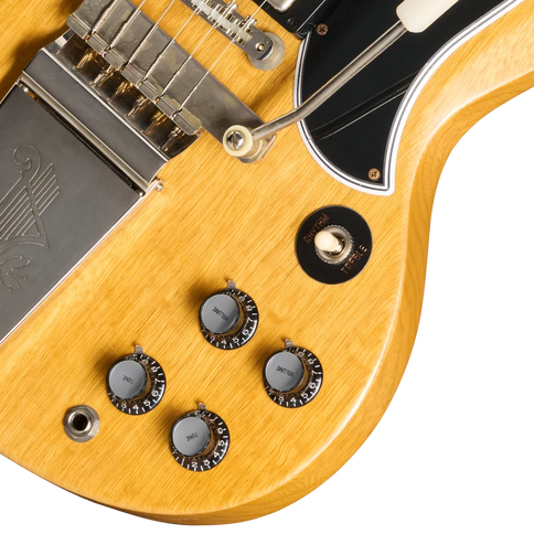 Gibson SGSR6426LE23269 64 SG Standard Korina Antique Natural Maestro Vibrola VOS NH