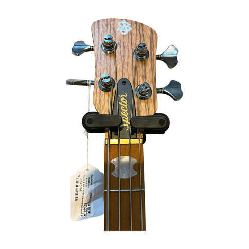 Spector Euro 4 RST Zebrawood Natural Matte Electric Bass