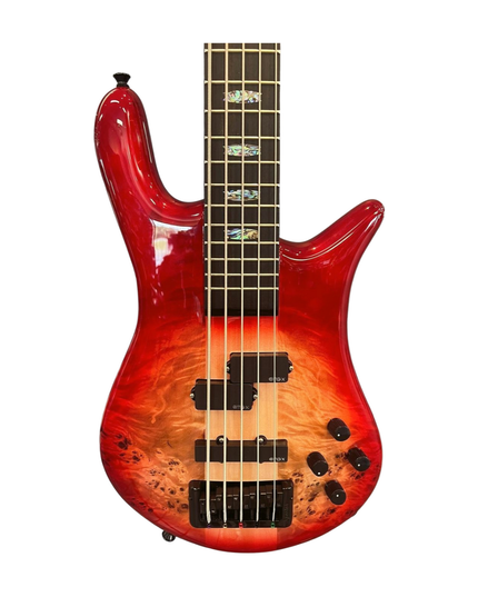 Spector Euro 5 CST Custom Shop Inspired, Natural Red Burst Gloss