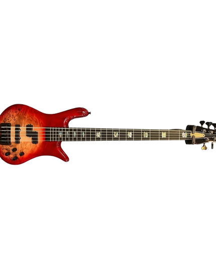 Spector Euro 5 CST Custom Shop Inspired, Natural Red Burst Gloss