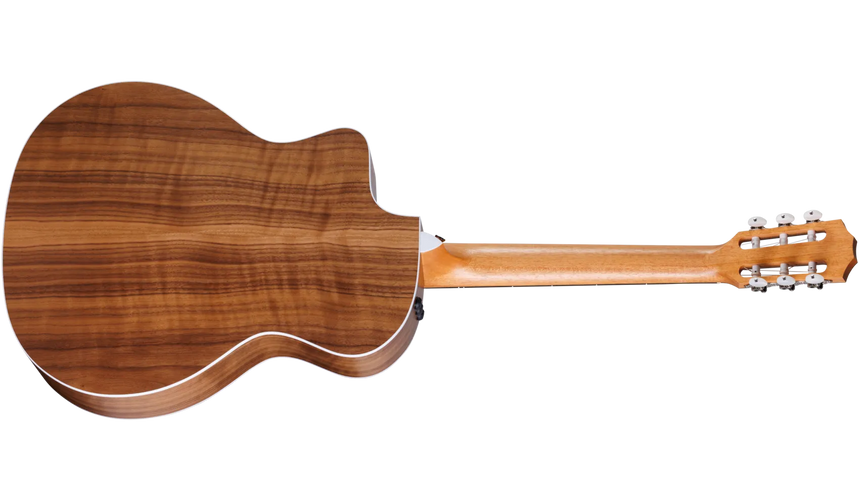 Taylor 214CEN Nylon-String Walnut B/S A/E w/Bag