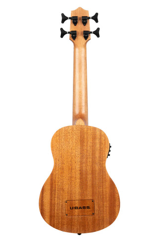 Kala Nomad A/E U-Bass Uke Satin Mahogany Aquila Thunderblack Strings Fretted w/Bag