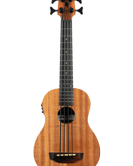 Kala Nomad A/E U-Bass Uke Satin Mahogany Aquila Thunderblack Strings Fretted w/Bag