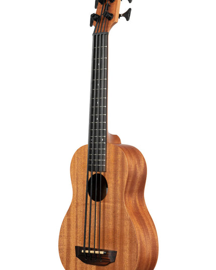 Kala Nomad A/E U-Bass Uke Satin Mahogany Aquila Thunderblack Strings Fretted w/Bag
