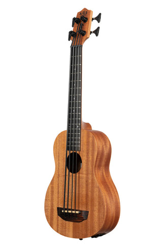 Kala Nomad A/E U-Bass Uke Satin Mahogany Aquila Thunderblack Strings Fretted w/Bag