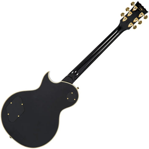 Vintage V100PBB V100P Reissued Electric Guitar Boulevard Black