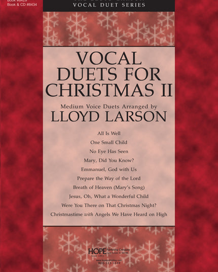 Vocal Duets for Christmas II - Book and Accomp. CD