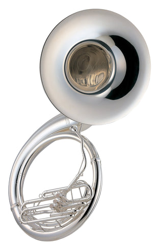 Yamaha YSH411SWC Sousaphone Silver w/Case