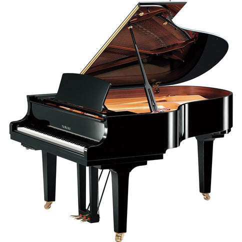 Yamaha C3XTA2PE 6'1" TransAcoustic Grand Polished Ebony