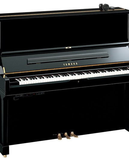 Yamaha U3SH2PE 52" Silent Upright Piano Polished Ebony