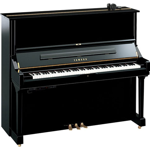 Yamaha U3SH2PE 52" Silent Upright Piano Polished Ebony