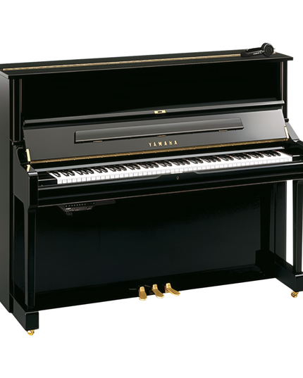 Yamaha U1SH2PE 48" Silent Upright Piano Polished Ebony