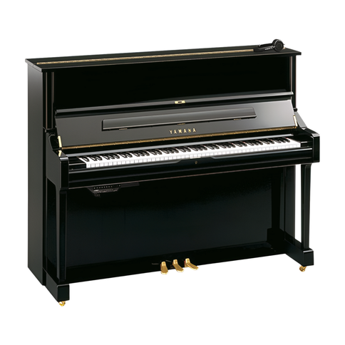 Yamaha U1SH2PE 48" Silent Upright Piano Polished Ebony