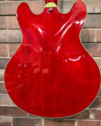 Eastman T386RDUSD Used Thinline Hollowbody Red Stain Electric Guitar