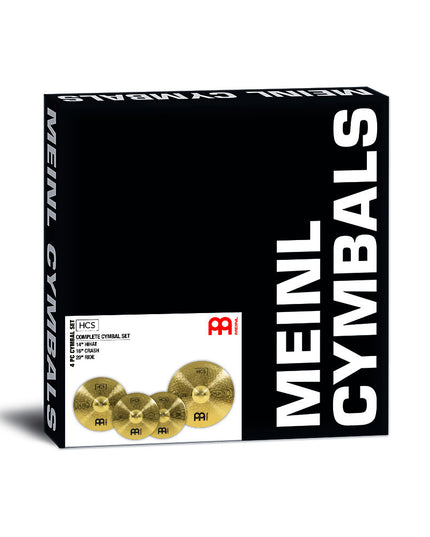 Meinl Cymbals HCS Complete Cymbal Set - 14" Hihat 16" Crash 20" Ride