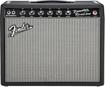 Fender '65 Princeton Reverb Black and Silver 12 watts