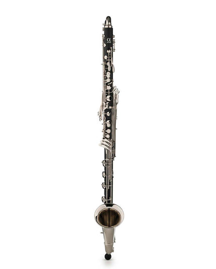 BACKUN BCLBBALPHACNKABS Backun Alpha Bass Clarinet, Low C, Nickel Keys, 2-Piece Neck, ABS Hardshell Case