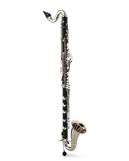 BACKUN BCLBBALPHACNKABS Backun Alpha Bass Clarinet, Low C, Nickel Keys, 2-Piece Neck, ABS Hardshell Case