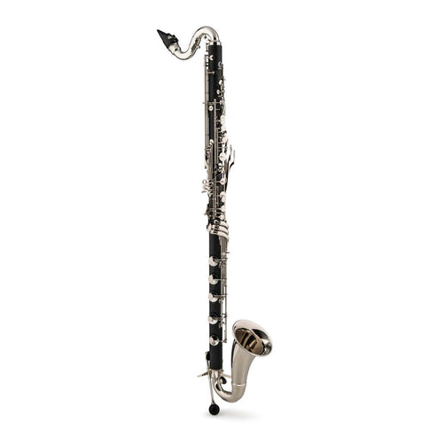 BACKUN BCLBBALPHACNKABS Backun Alpha Bass Clarinet, Low C, Nickel Keys, 2-Piece Neck, ABS Hardshell Case