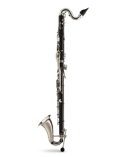 BACKUN BCLBBALPHACNKABS Backun Alpha Bass Clarinet, Low C, Nickel Keys, 2-Piece Neck, ABS Hardshell Case