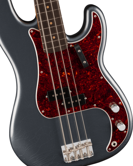 Fender Limited Edition Vintera II Road Worn '60s Precision Bass, Rosewood Fingerboard, Charcoal Frost Metallic