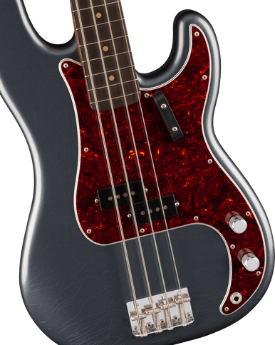 Fender Limited Edition Vintera II Road Worn '60s Precision Bass, Rosewood Fingerboard, Charcoal Frost Metallic