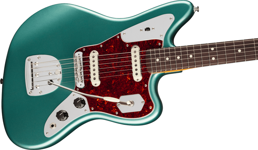 Fender American Professional Classic Jaguar, Rosewood Fingerboard, Faded Sherwood Green Metallic