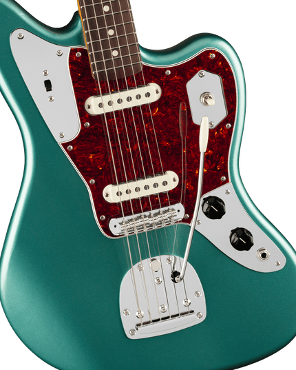 Fender American Professional Classic Jaguar, Rosewood Fingerboard, Faded Sherwood Green Metallic