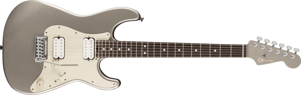 Charvel Prashant Aswani Signature Pro-Mod So-Cal PA28, Rosewood Fingerboard, Inca Silver